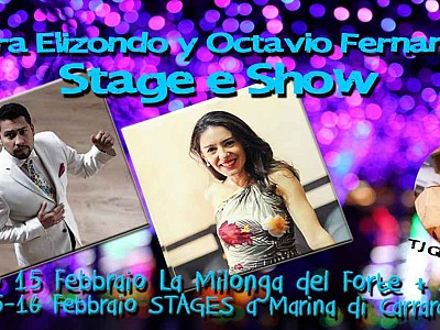 Weekend con Laura Elizondo y Octavio Fernandez. Stage, Milonga e Show