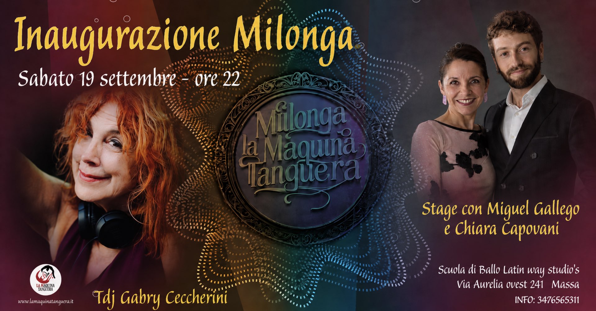 Inaugurazione della Milonga La Maquina Tanguera – 19 settembre 2026 a Massa