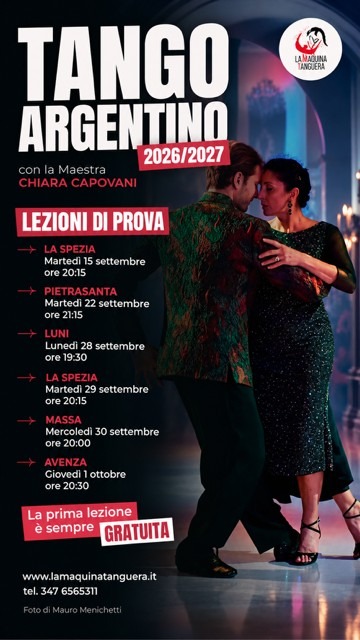 Corsi di Tango Argentino a Massa, Carrara, La Spezia e Versilia